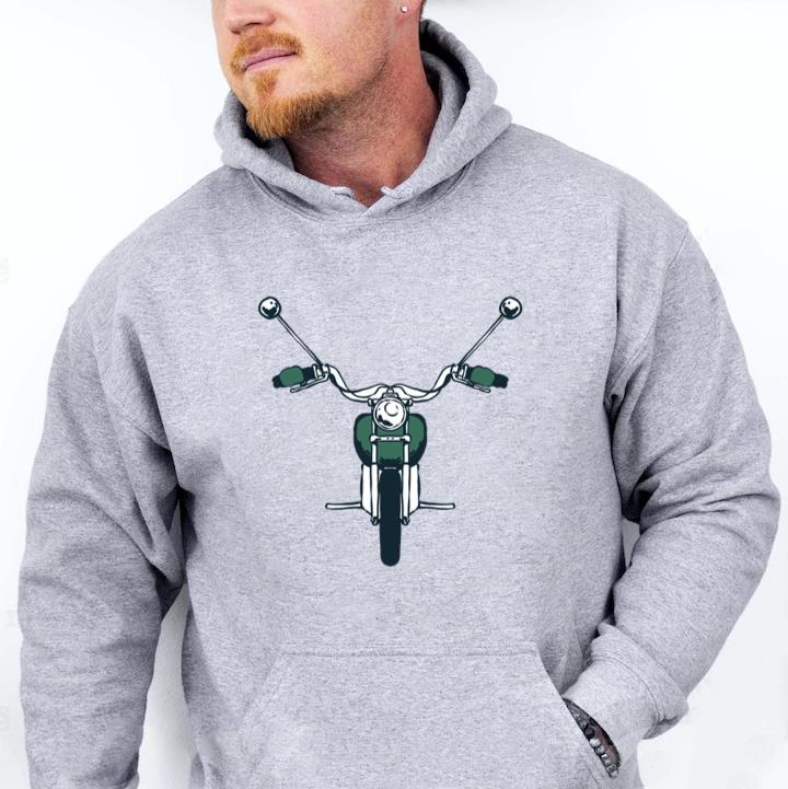 Green Motorcycle Hoodie