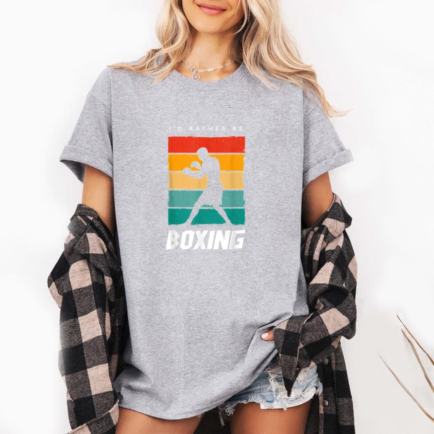 Id Rather Be Boxing T-Shirt