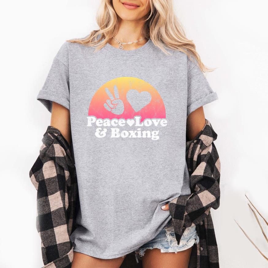 Peace Love And Boxing T-Shirt