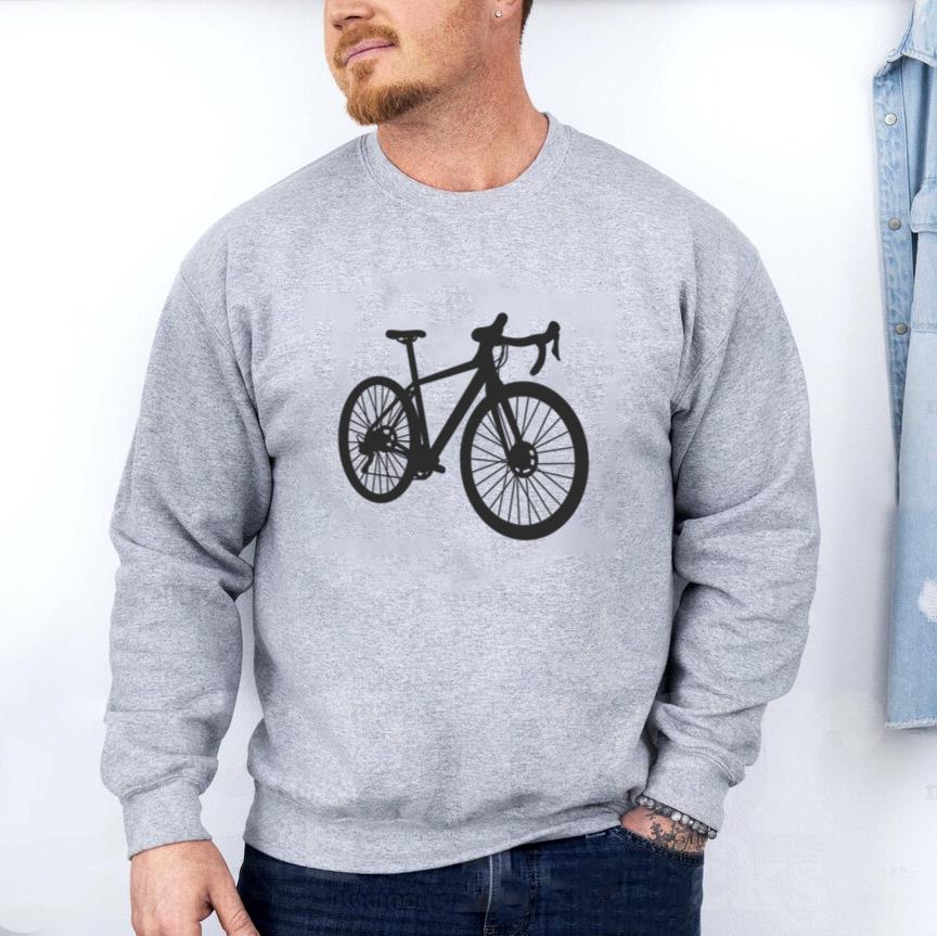 Racing Bicycle Side Silhouette Sweatshirt